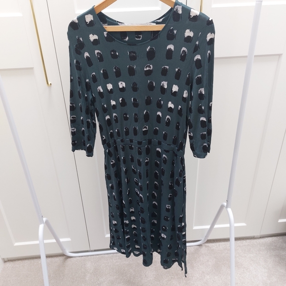 & other stories Size 12 eur 40 dark green dress - Picture 15 of 16